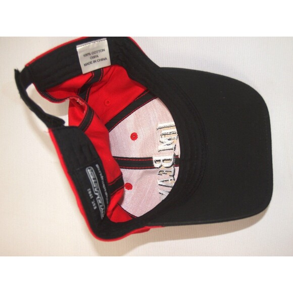Jim Beam Racing Hat Strapback Cap Mens Red Black Robby Gordon Liquor #7 NASCAR - Picture 4 of 5